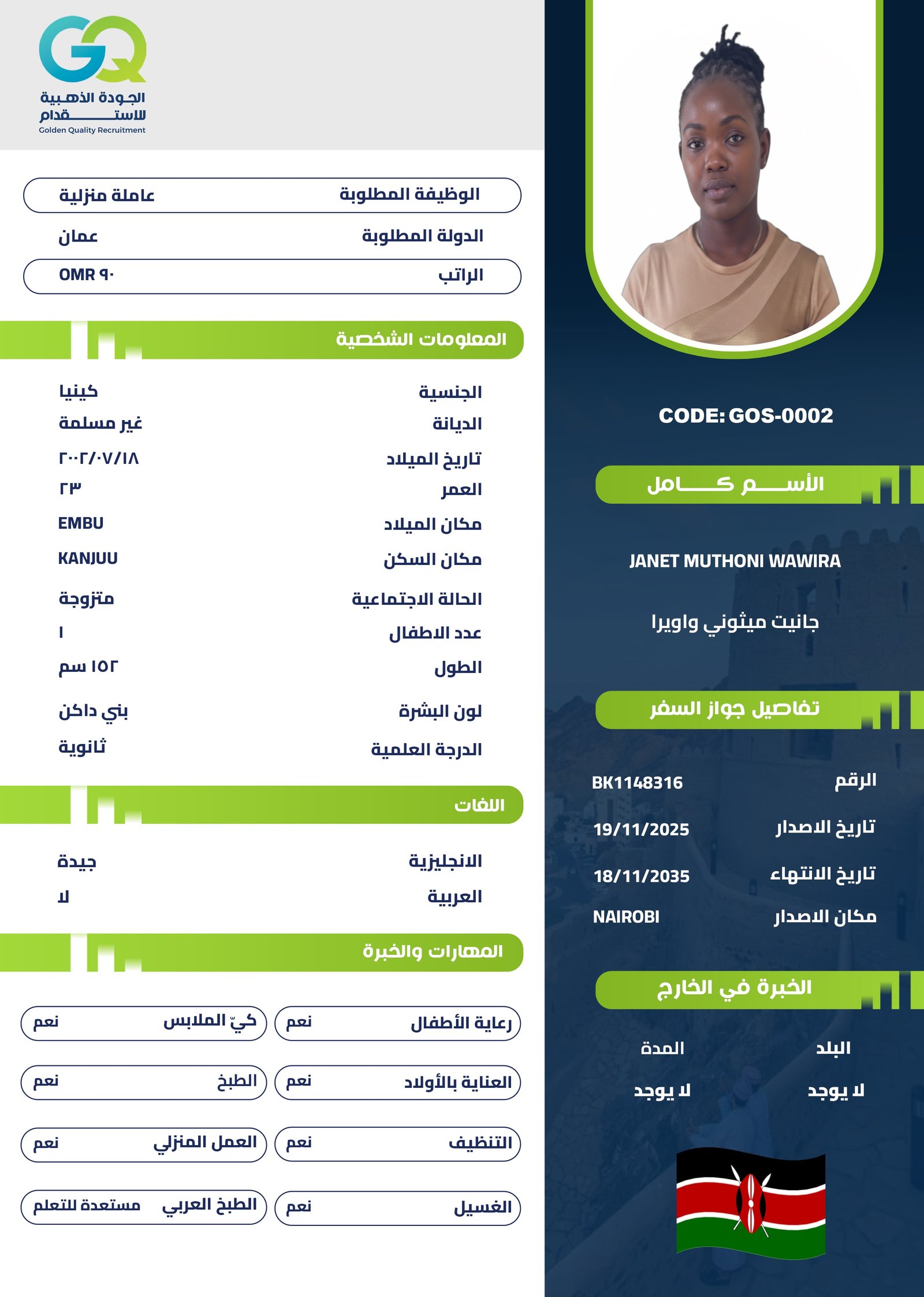 JANET MUTHONI WAWIRA